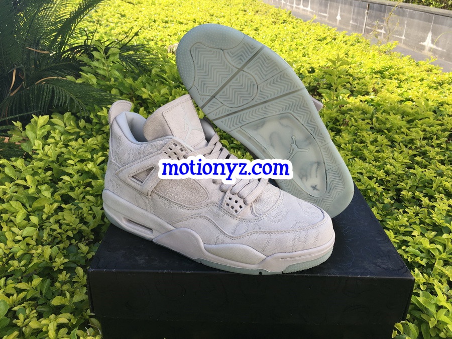 Kaws x Air Jordan 4 Creamy White